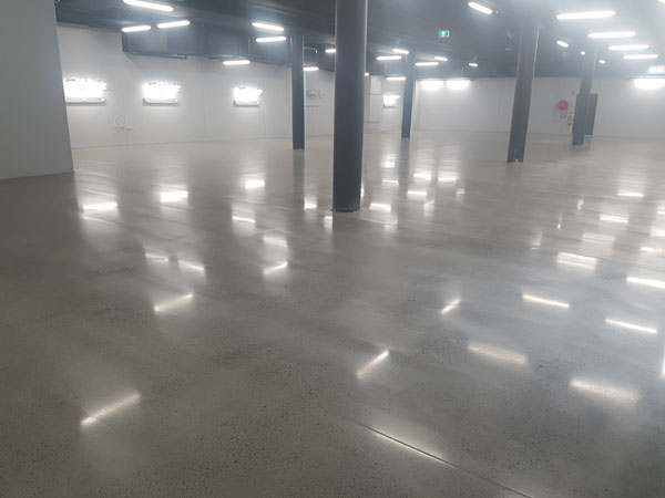 partial exposure polished concrete