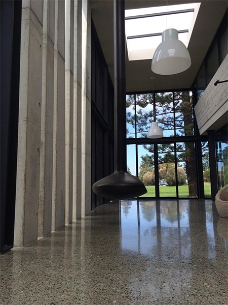 polished concrete floors