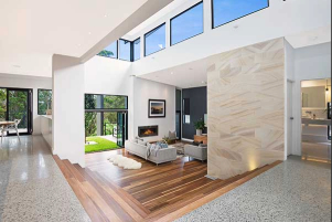 polished concrete floor