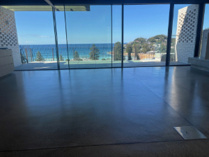 polished concrete floor