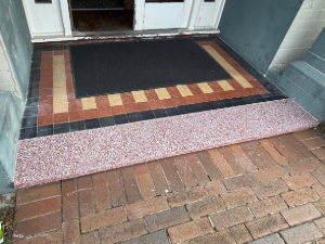 terrazzo step